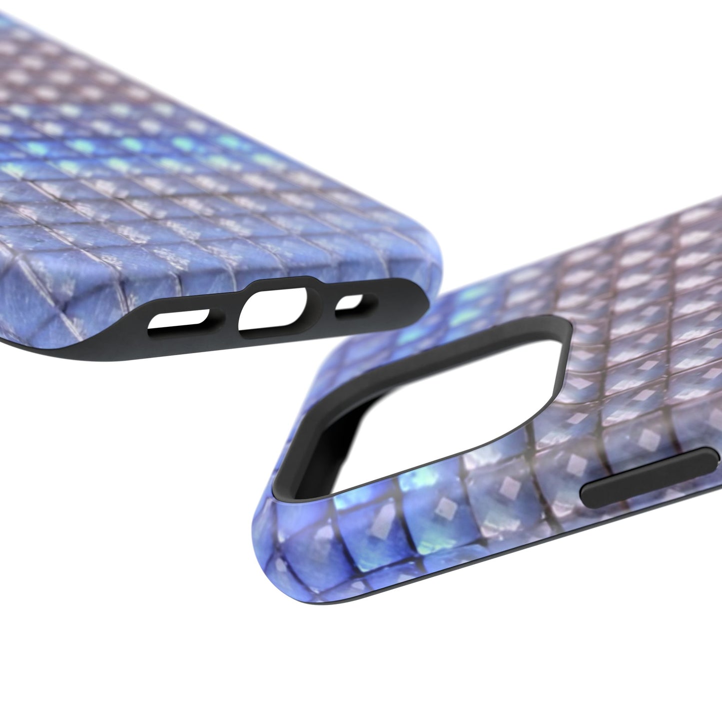 MagSafe "blue studs" airbrush iPhone case