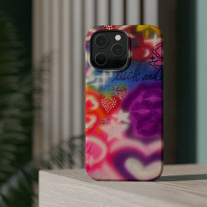 MagSafe „luck & luv pt. 2“ Airbrush iPhone Hülle