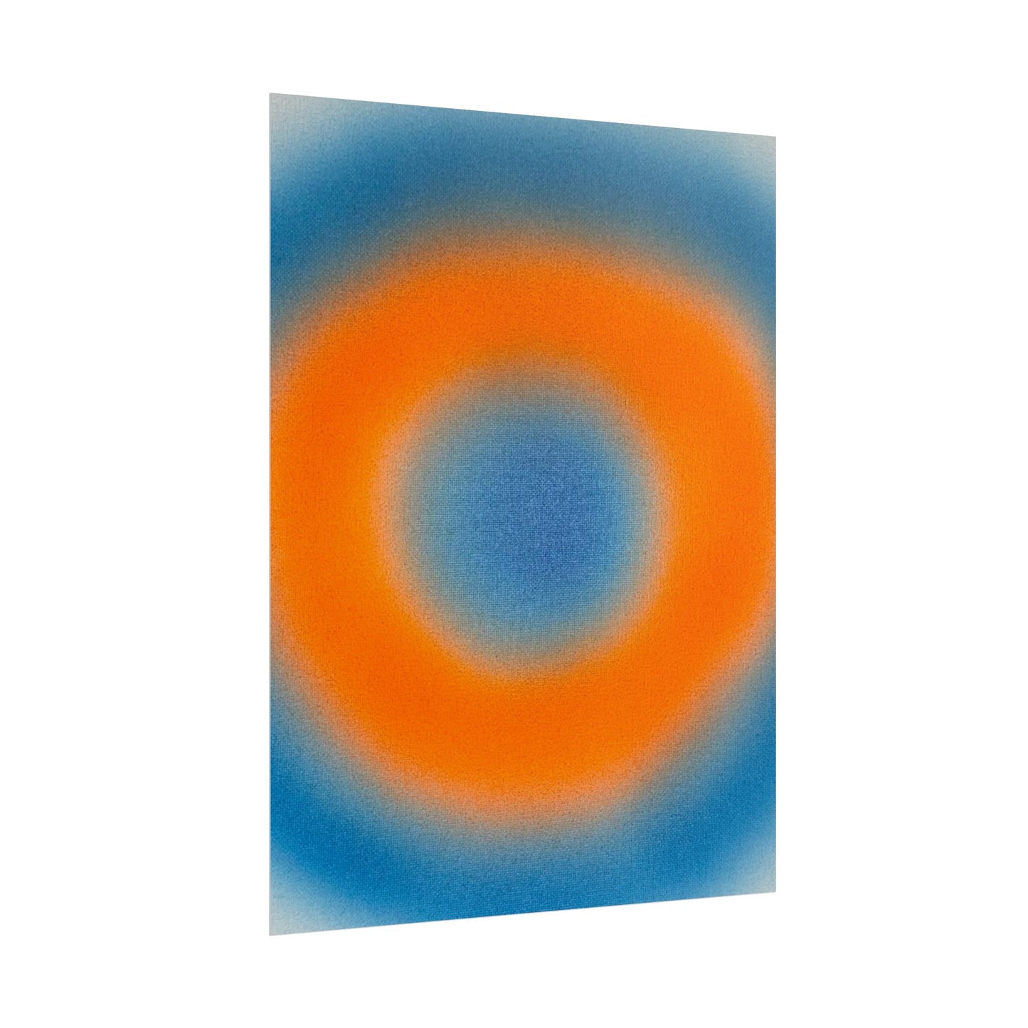"citrus sky" airbrush rolled print