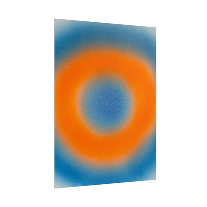 "citrus sky" airbrush rolled print
