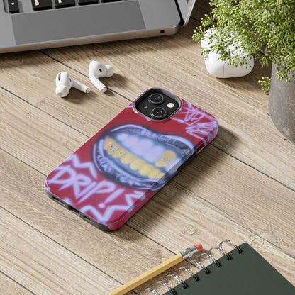 "tooth drip" airbrush iPhone case