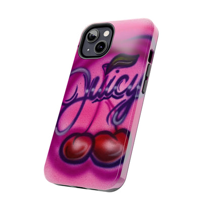 "juicy" airbrush iPhone case