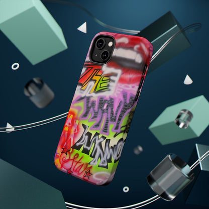 MagSafe "wynwood gold" airbrush iPhone case
