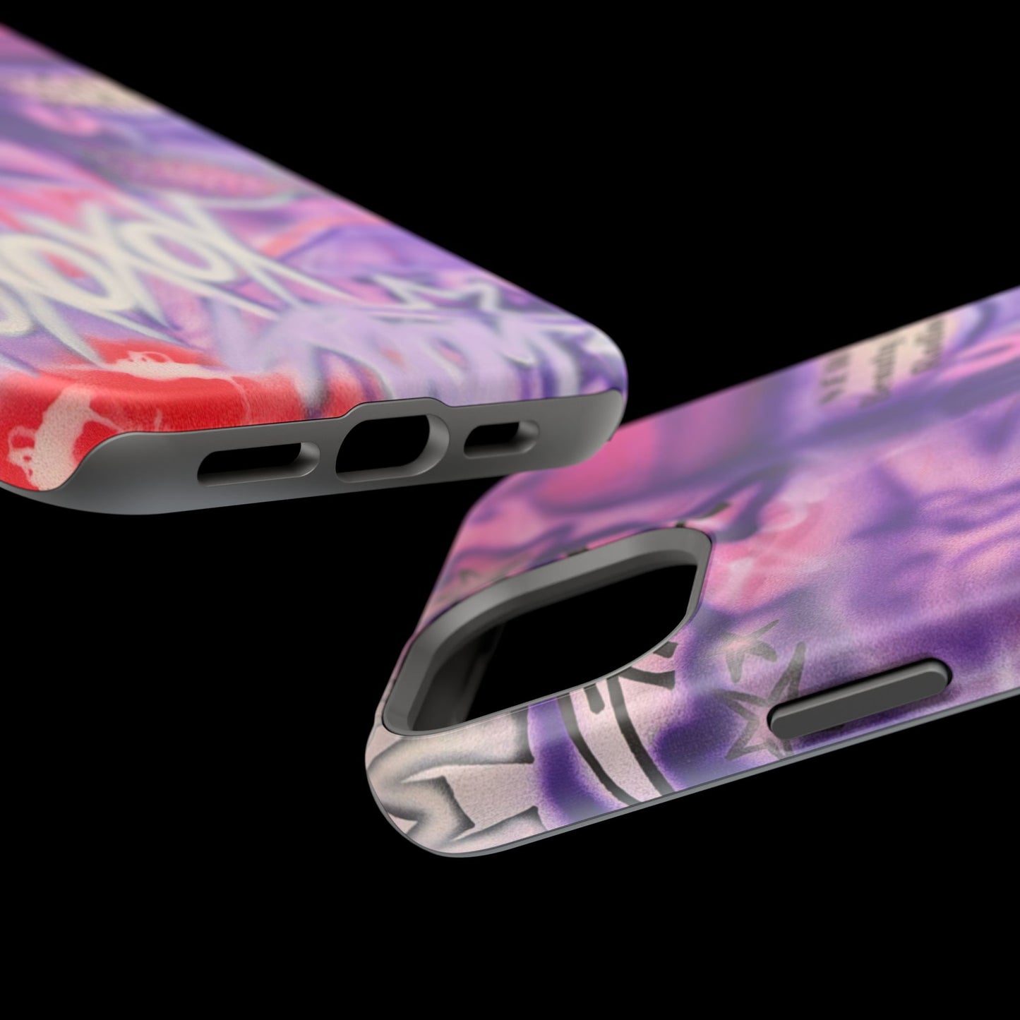 MagSafe "mic check" airbrush iPhone case