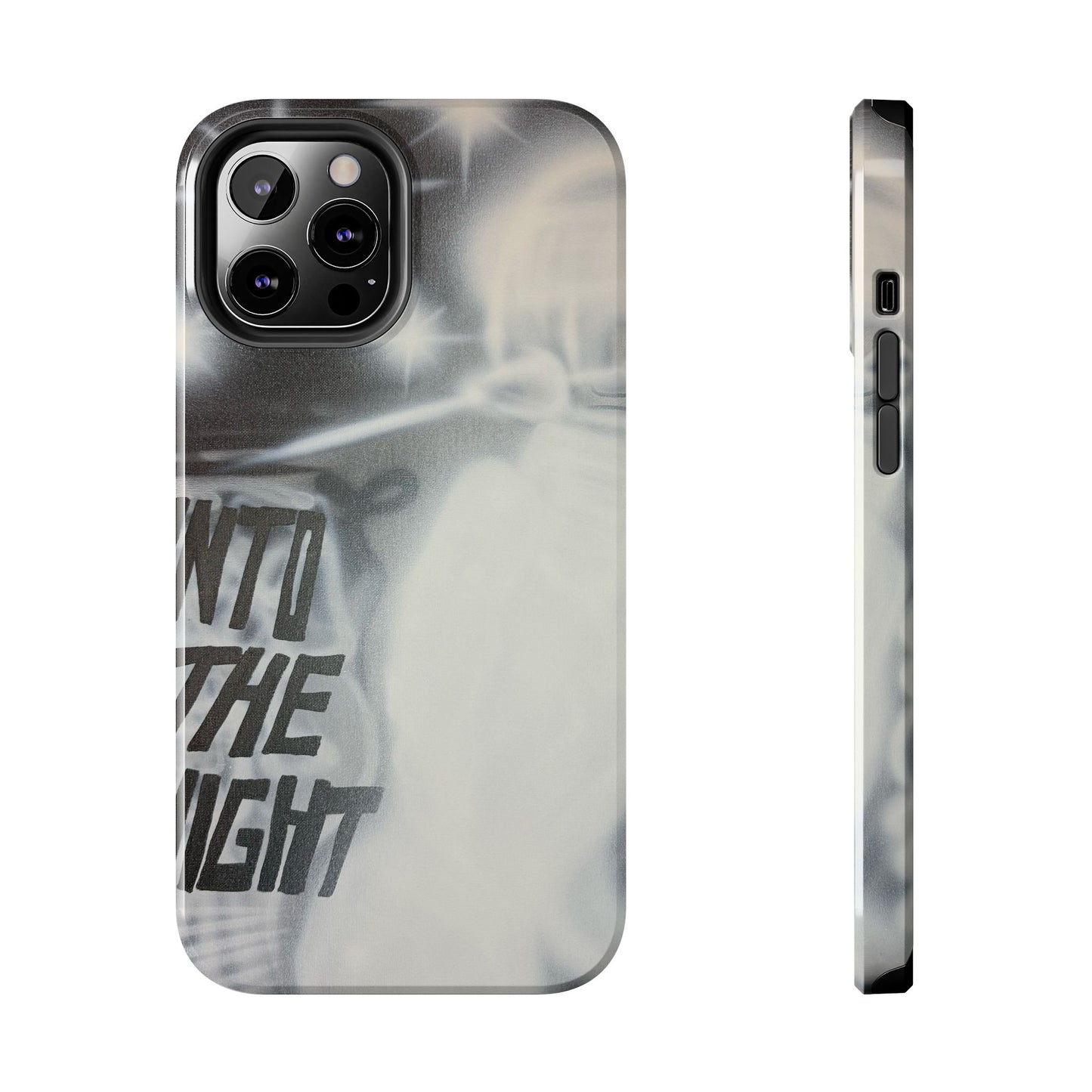"into the night" airbrush iPhone case