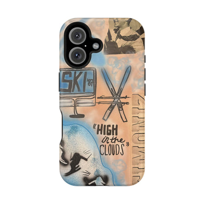 MagSafe „high in the clouds“ Airbrush iPhone Hülle