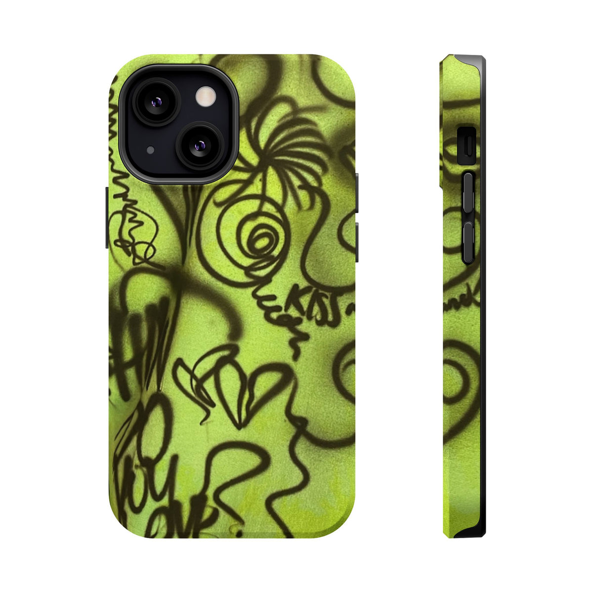 MagSafe "graphic discretion" airbrush iPhone case