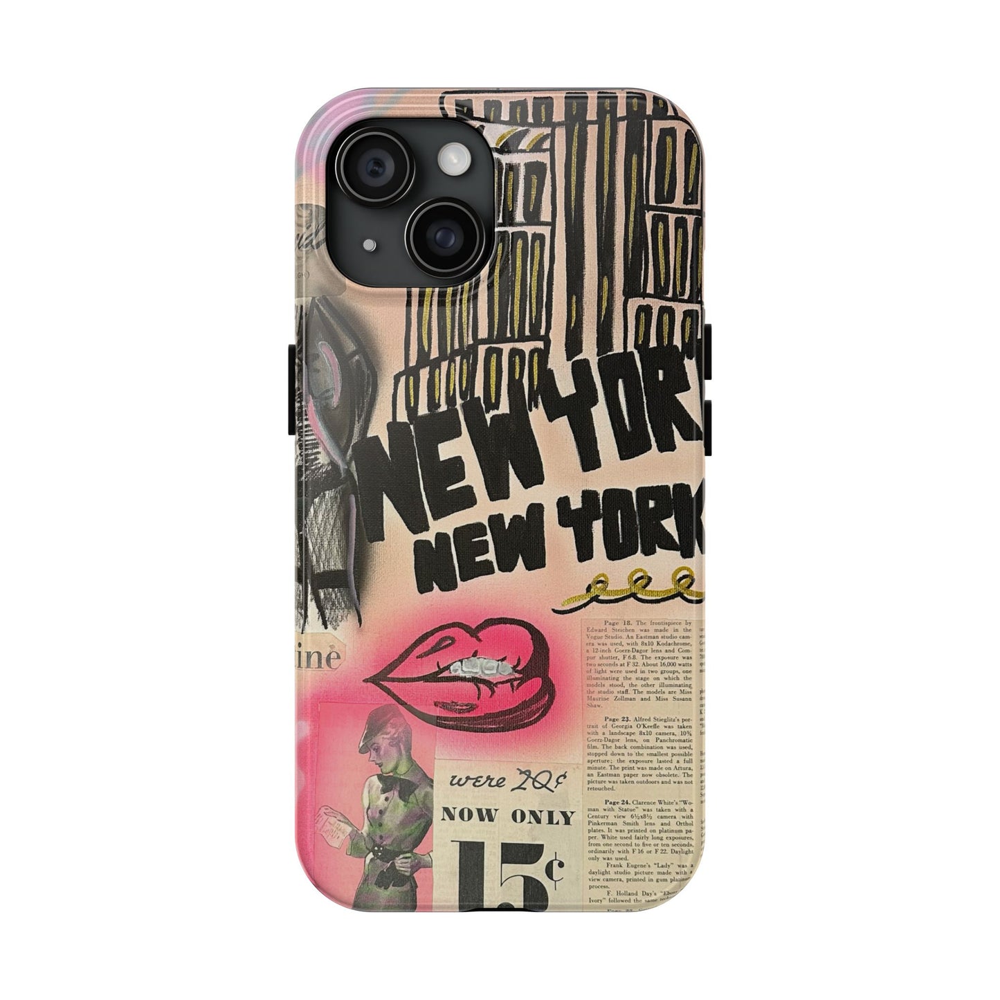"new york, new york!" airbrush iPhone case