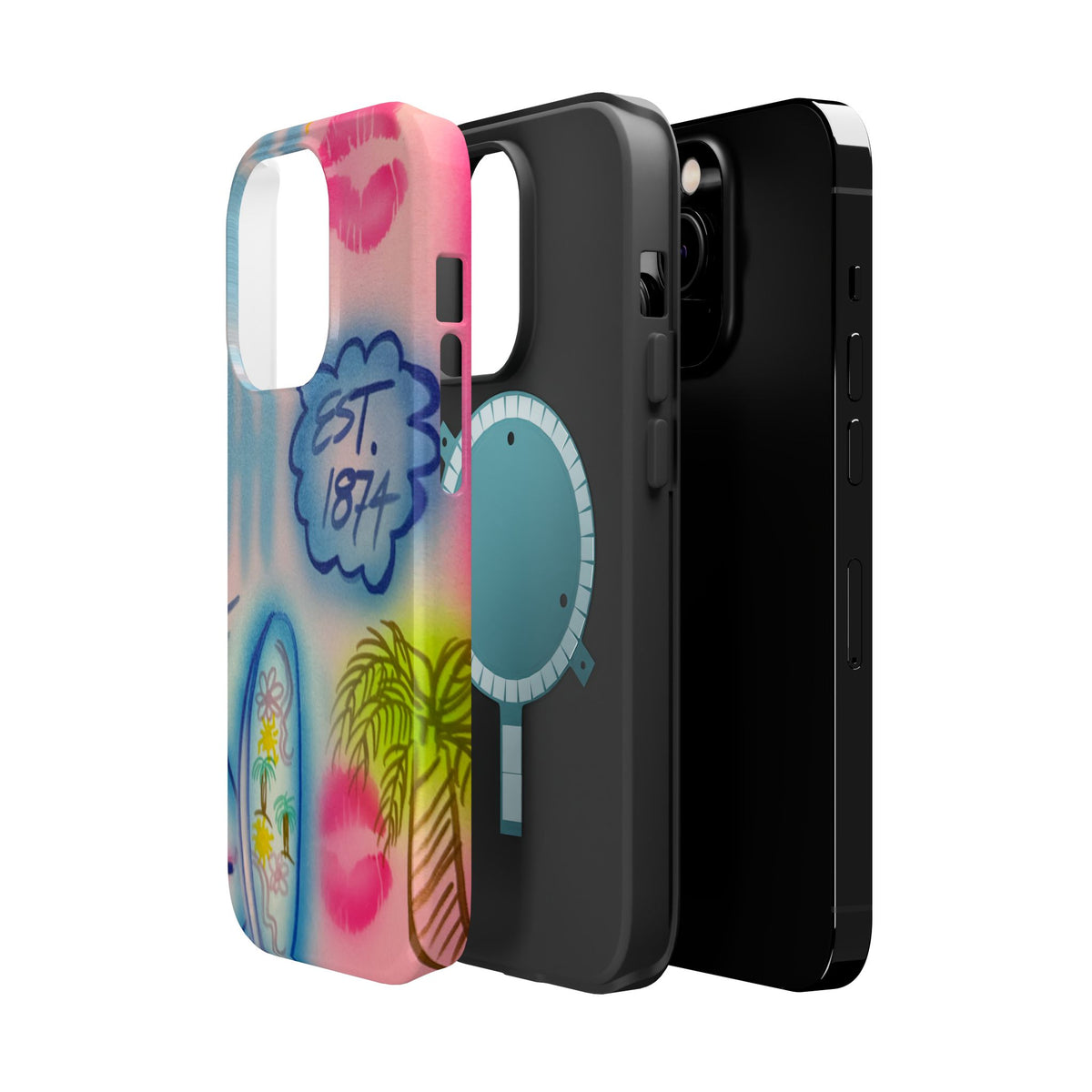 MagSafe "in the wave" airbrush iPhone case