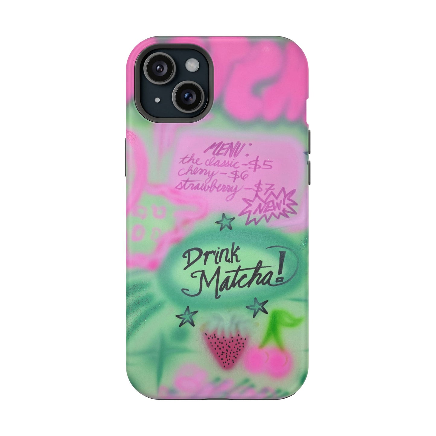 MagSafe "matcha!" airbrush iPhone case