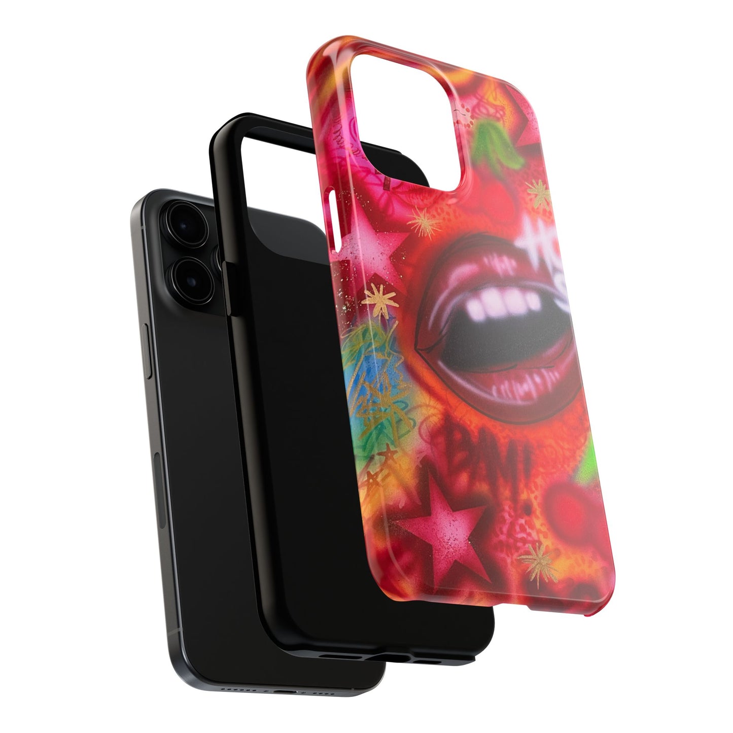 "hot stuff" airbrush iPhone case