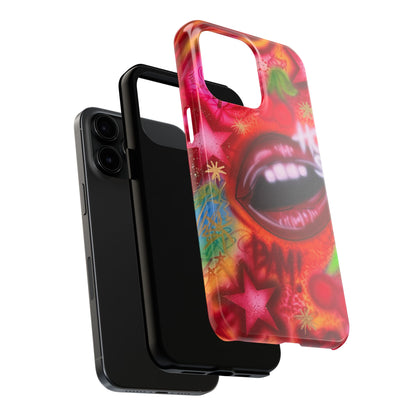 "hot stuff" airbrush iPhone case
