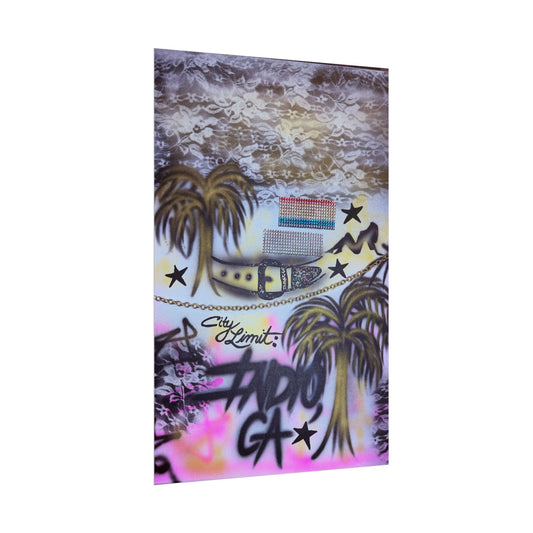 "indio, ca" airbrush rolled print