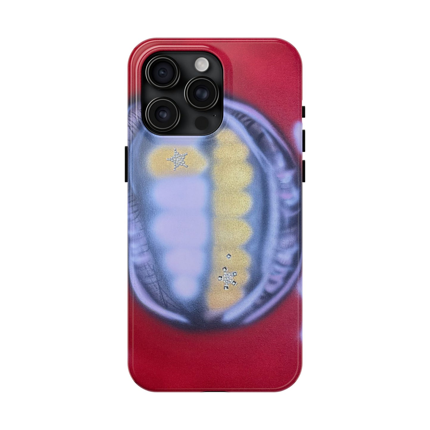 "bite me bling" airbrush iPhone case
