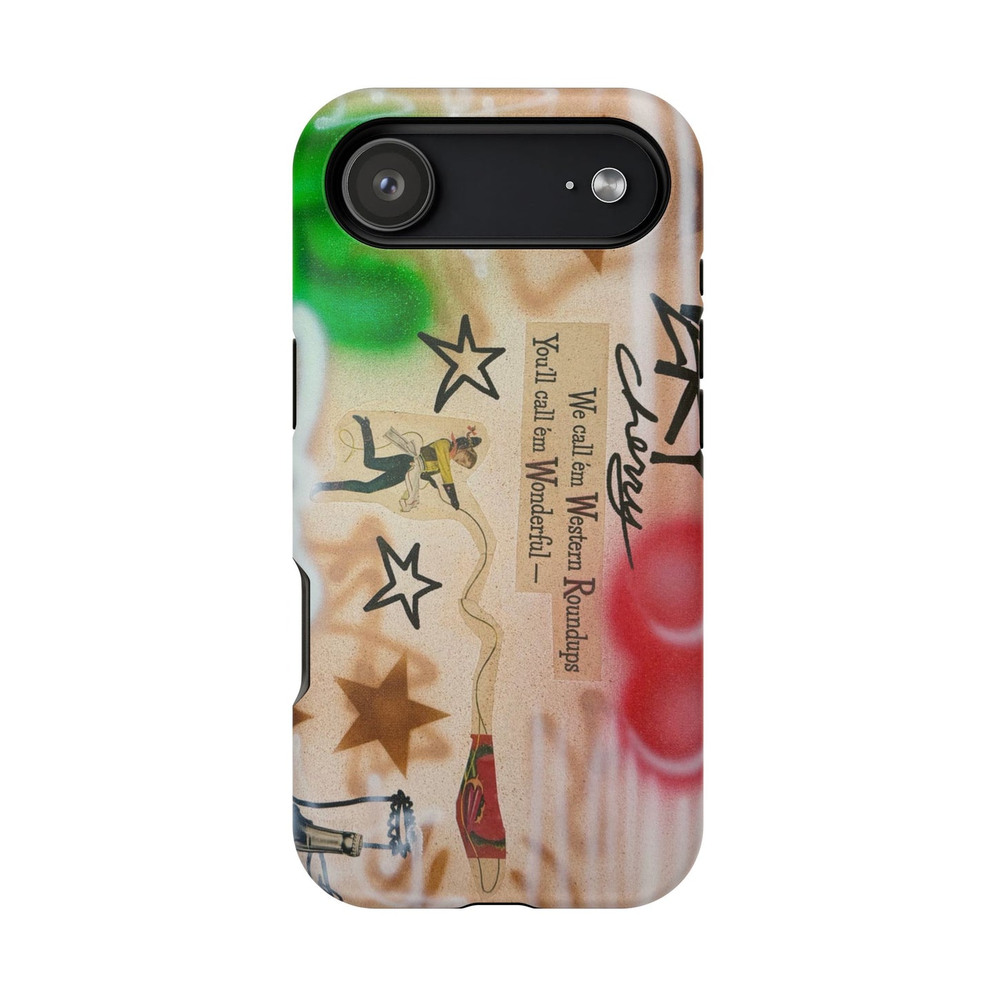 MagSafe "very cherry" airbrush iPhone case