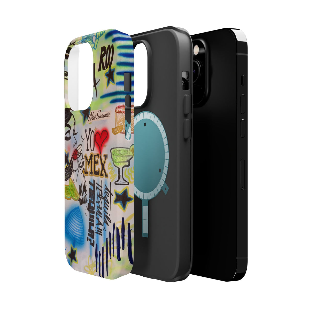 MagSafe "salted lime" airbrush iPhone case