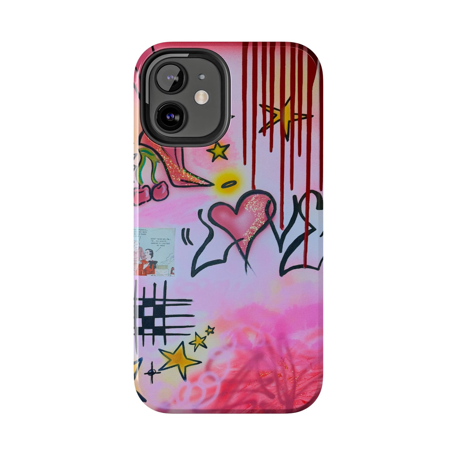"cherry luvr" airbrush iPhone case