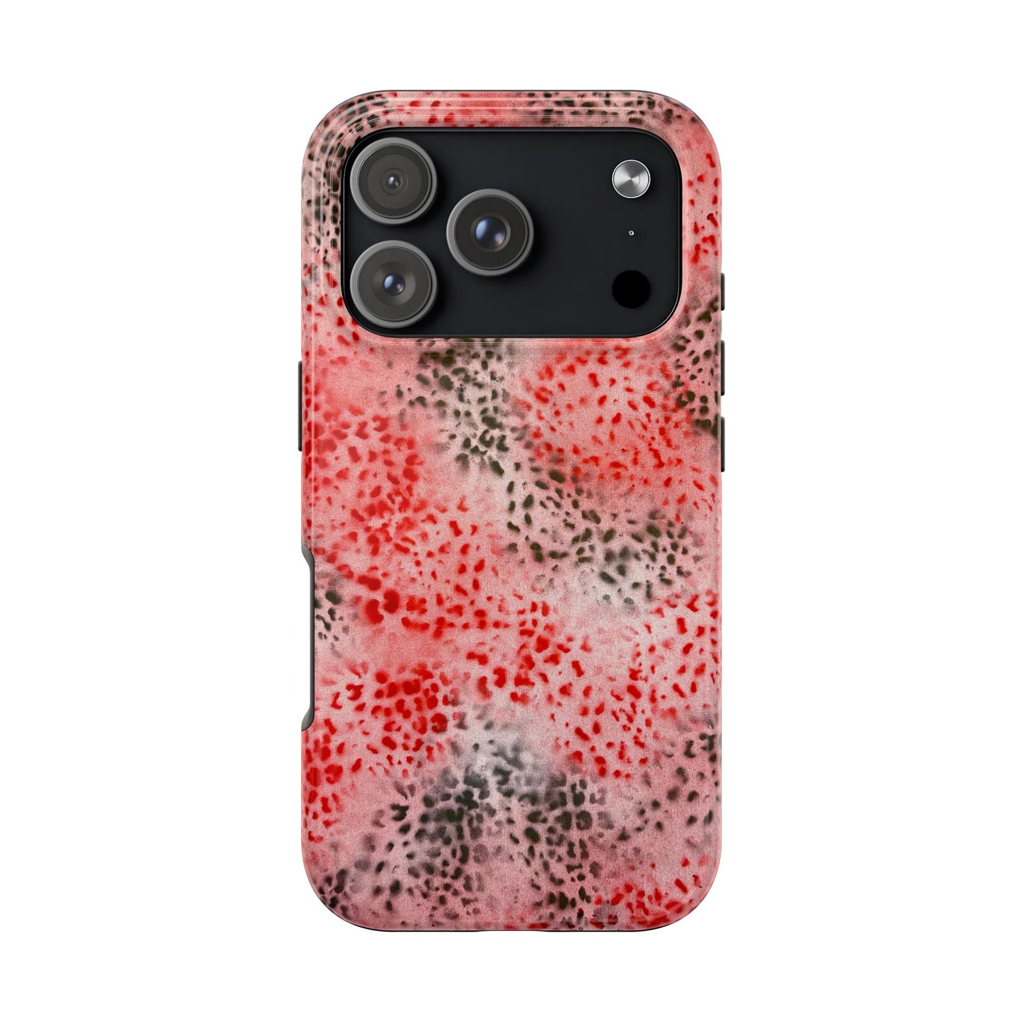 "red cheetah" airbrush iPhone case