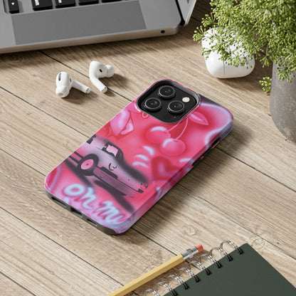 "on her way" airbrush iPhone case