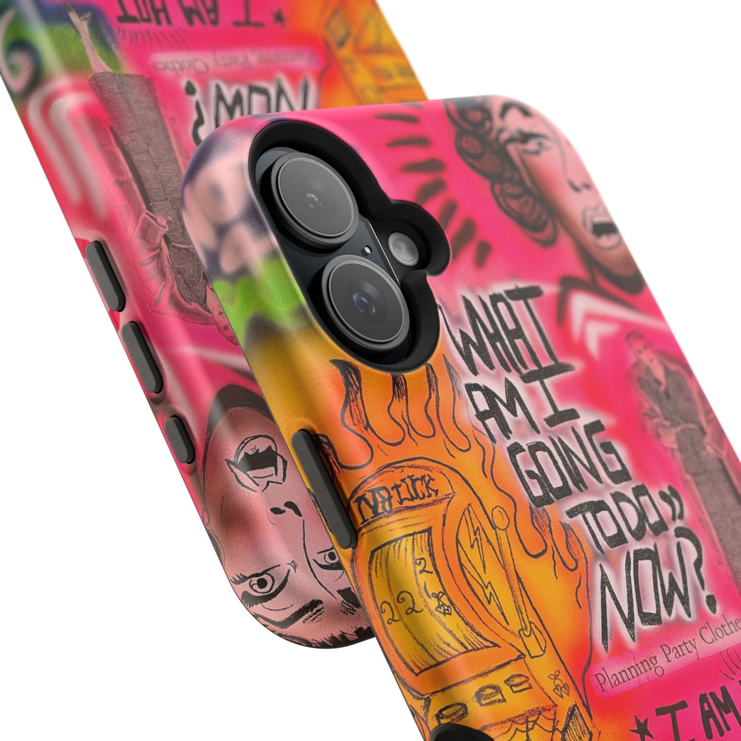 MagSafe „Pech gehabt“ Airbrush iPhone-Hülle