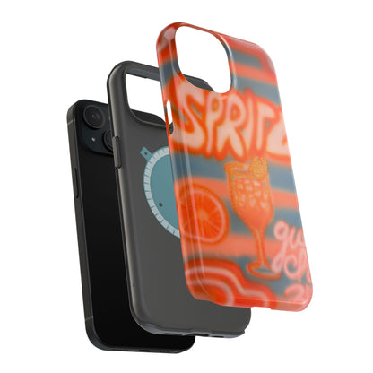 MagSafe "aperol spritz pt. 2" airbrush iPhone case