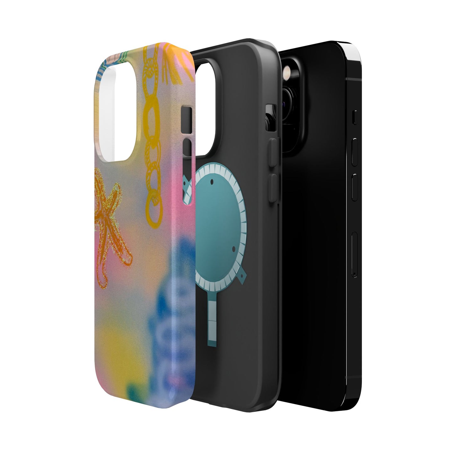 MagSafe "sweet starfish" airbrush iPhone case
