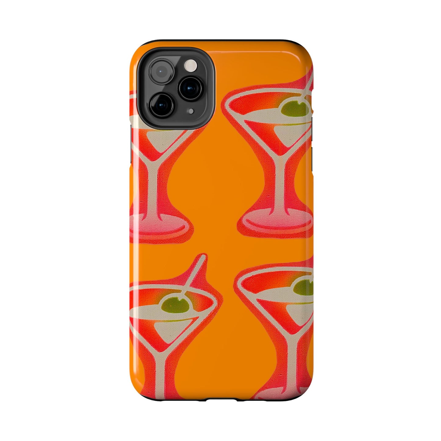"shaken, not stirred” airbrush iPhone case