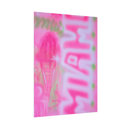 "sunset sorbet" airbrush rolled print