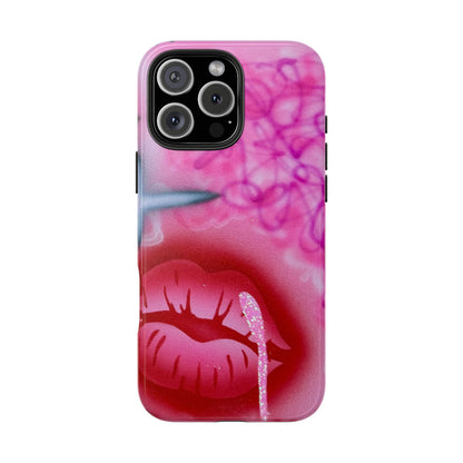 "glitter aura" airbrush iPhone case