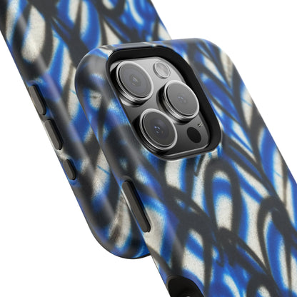 MagSafe "abstract hearts" airbrush iPhone case