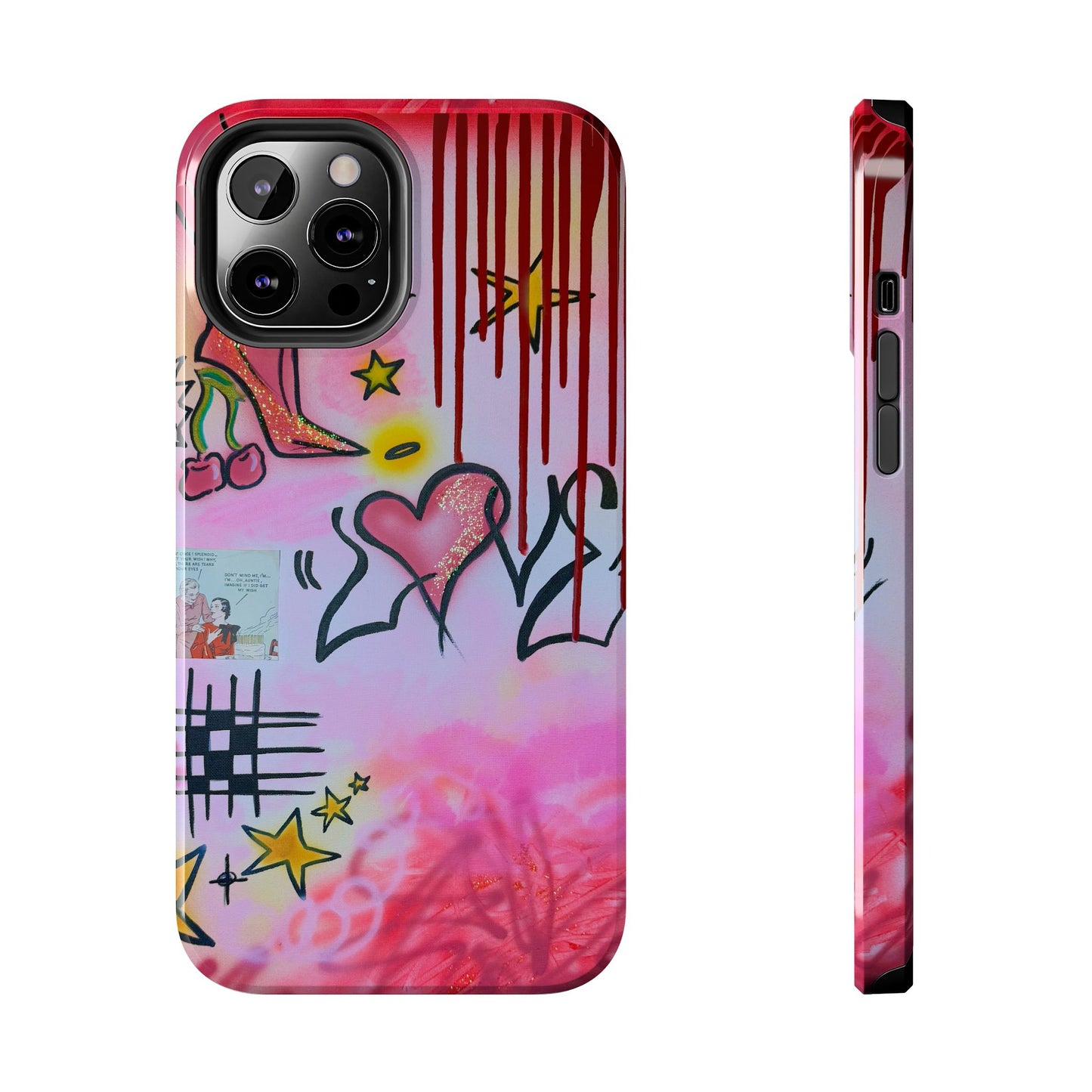 "cherry luvr" airbrush iPhone case