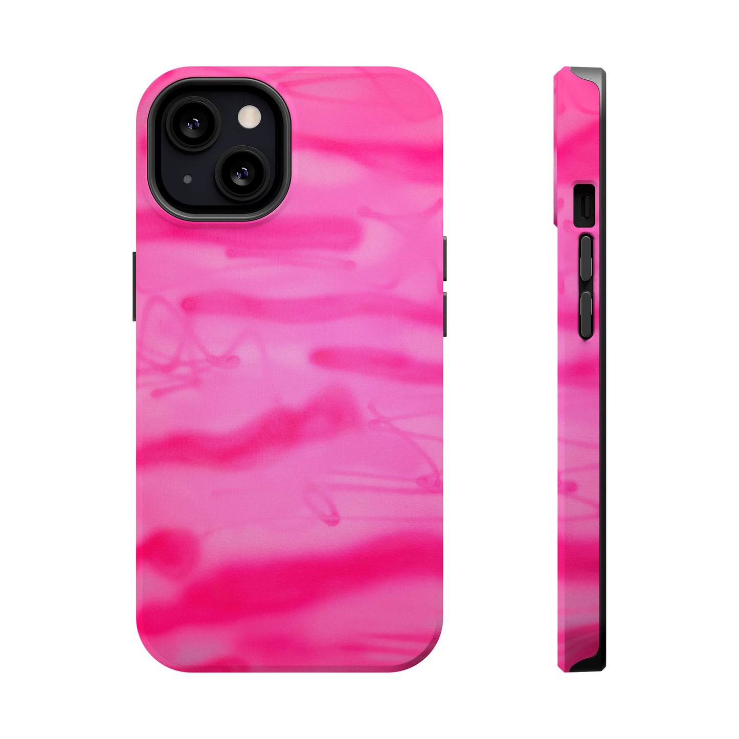 MagSafe "pink camo" airbrush iPhone case