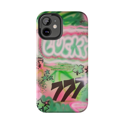 "so lucky" airbrush iPhone case