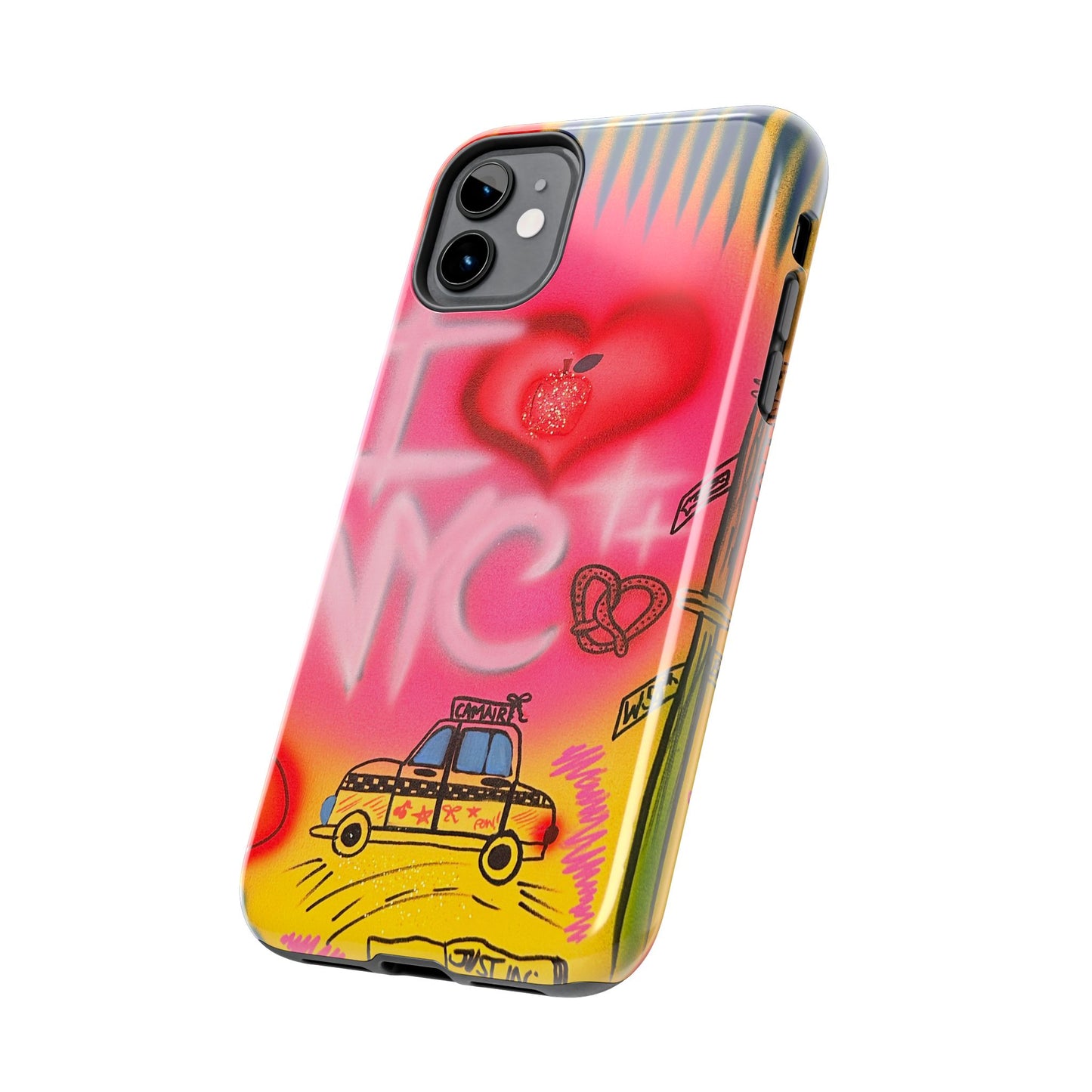 "in the city" airbrush iPhone case
