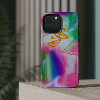 MagSafe "on the beach" airbrush iPhone case