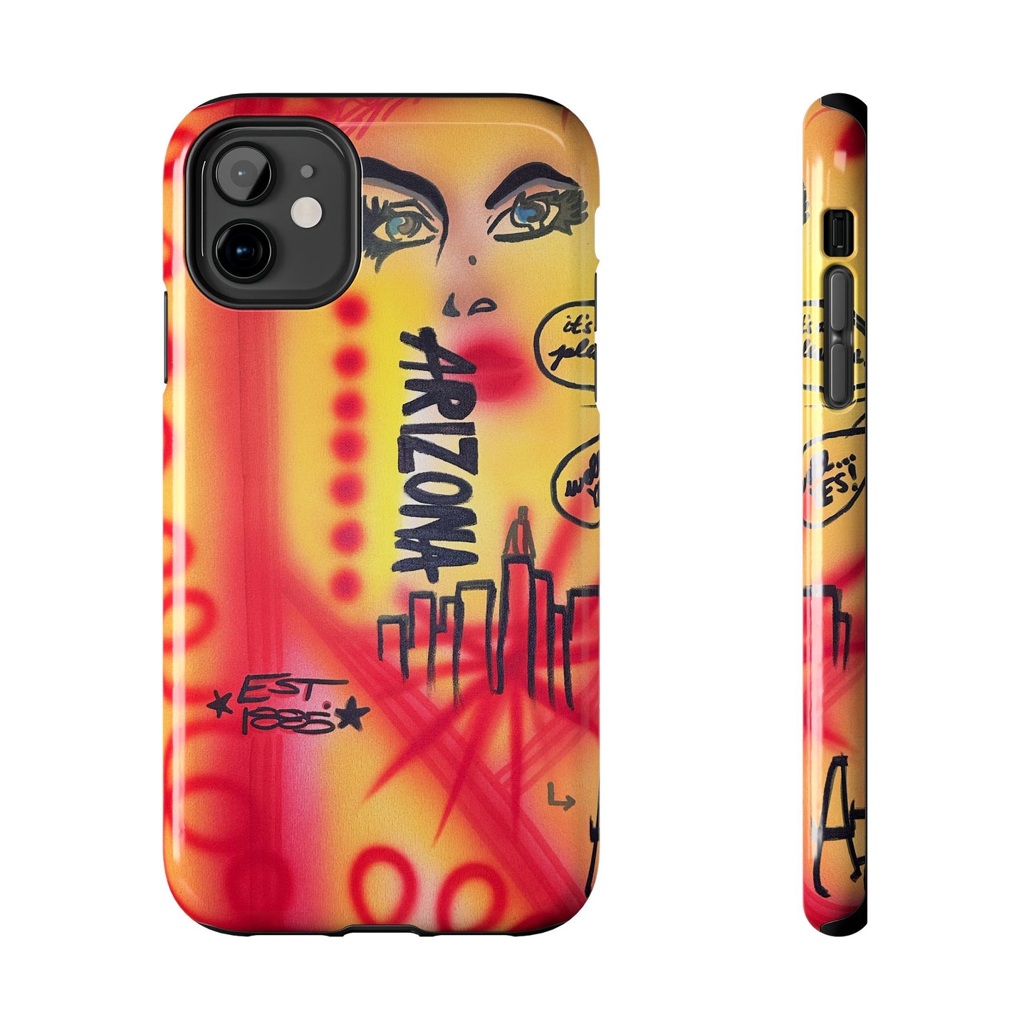 "arizona state university" airbrush iPhone case