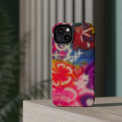 MagSafe „luck & luv“ Airbrush iPhone-Hülle