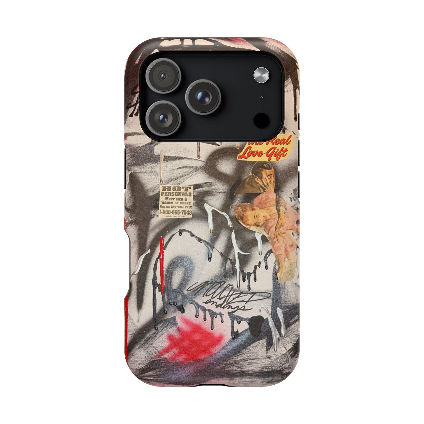 MagSafe "real love" airbrush iPhone case