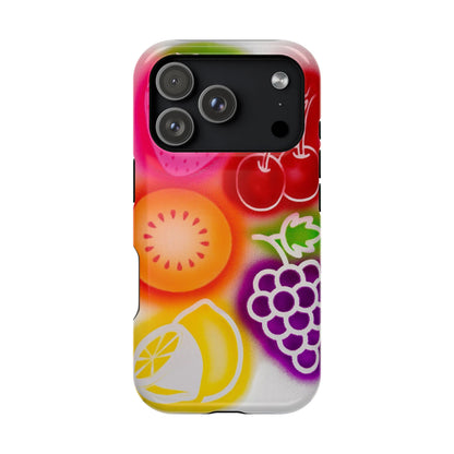 MagSafe "Beeren-süß" Airbrush iPhone-Hülle