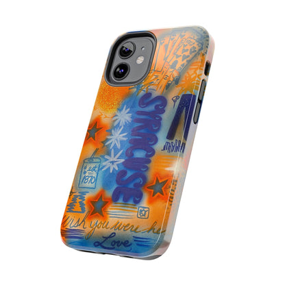 "syracuse" airbrush iPhone case