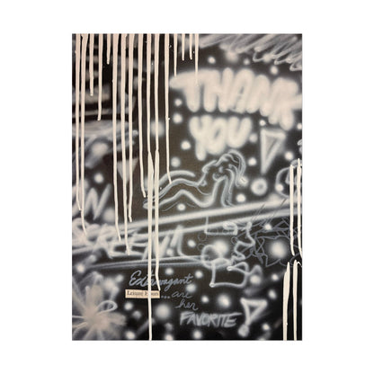 "extravagant leisure" airbrush rolled print