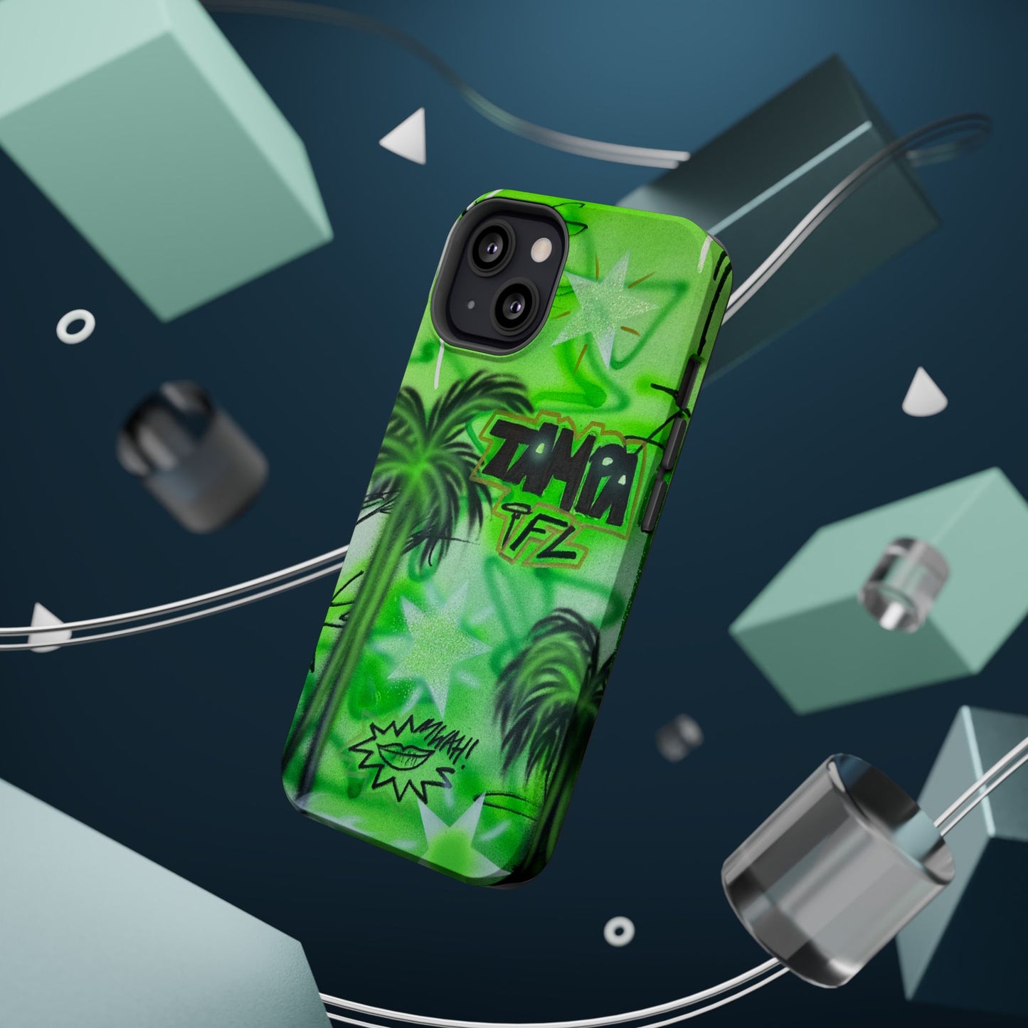MagSafe "tampa, fl" airbrush iPhone case