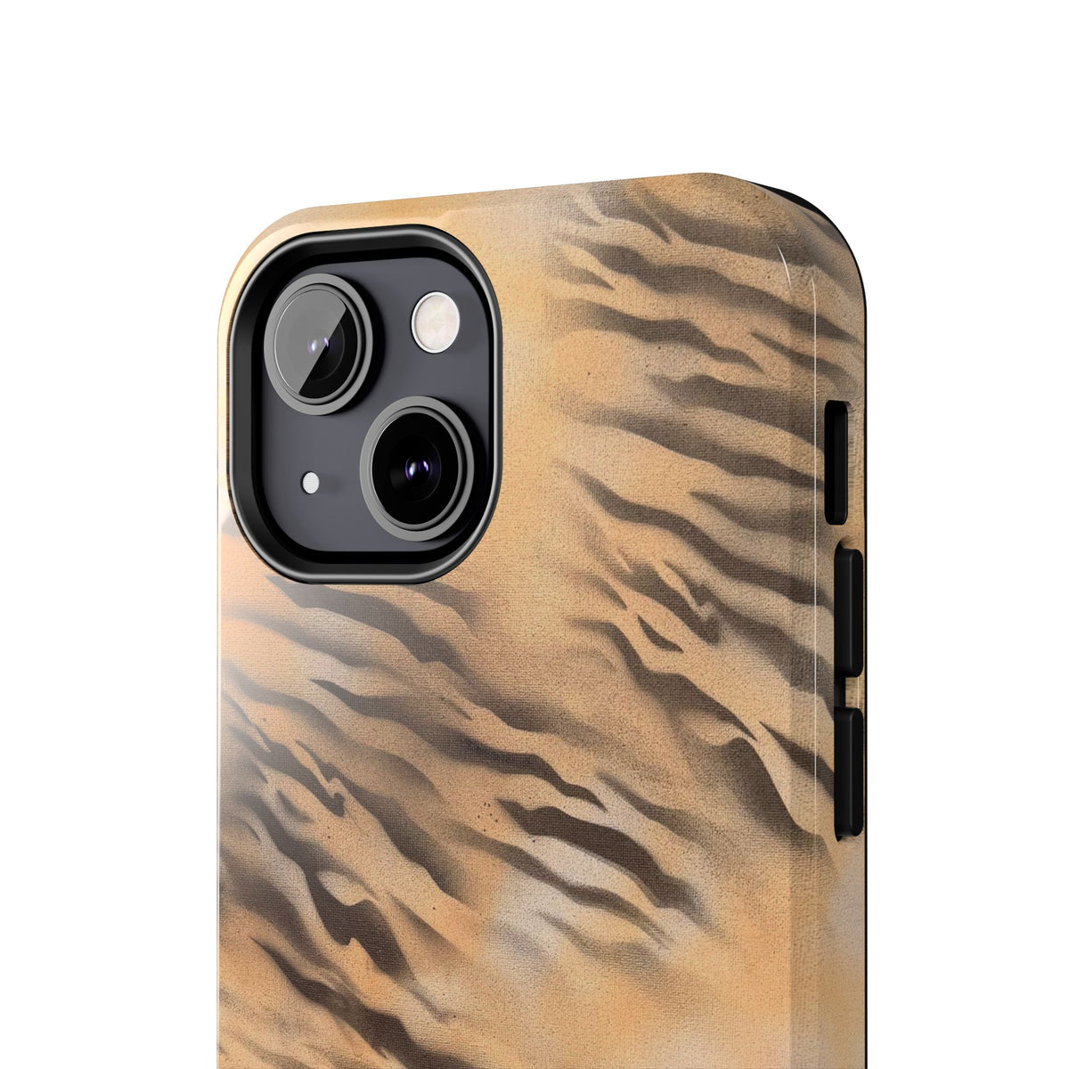 neutral tiger airbrush iPhone case
