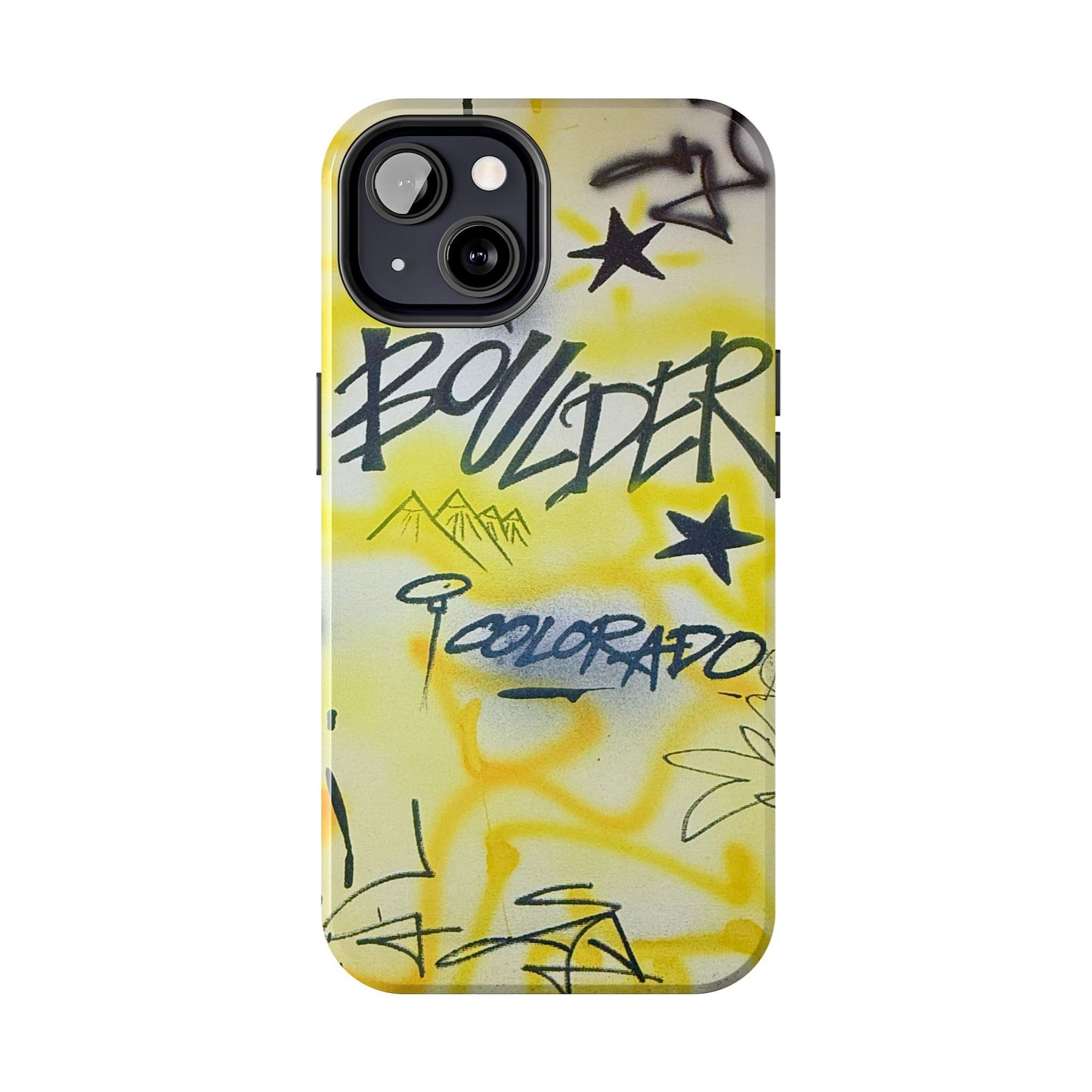 "boulder" airbrush iPhone case