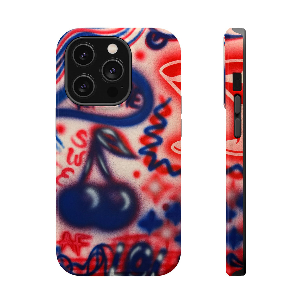 MagSafe „Kiss me“ Airbrush iPhone-Hülle