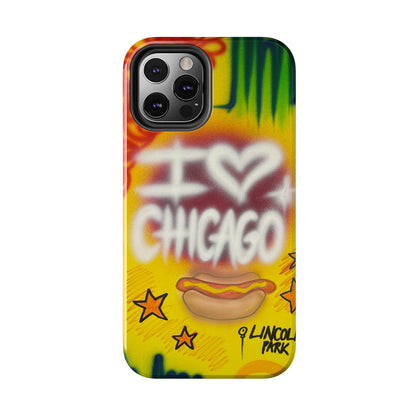"chicago" airbrush iPhone case