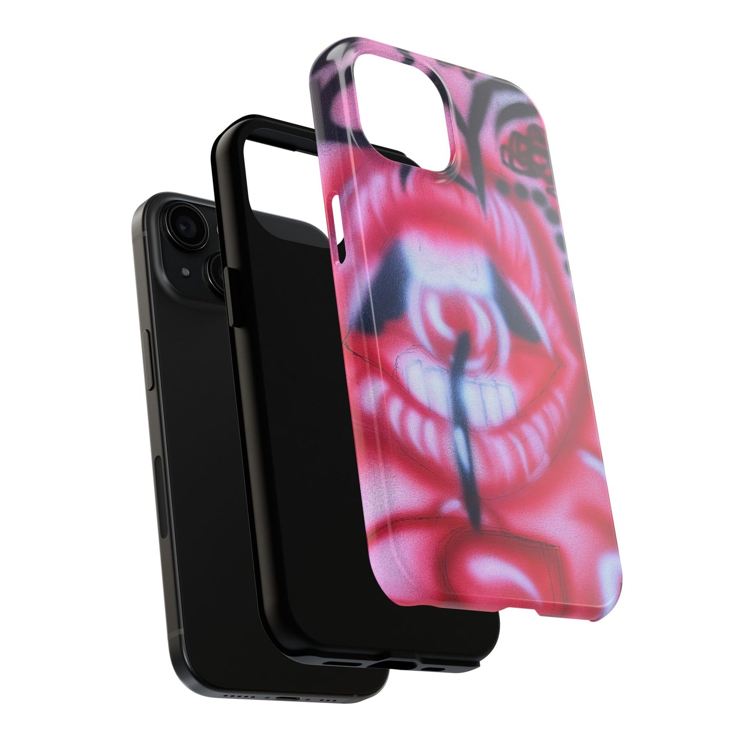 "be happy go lucky" airbrush iPhone case