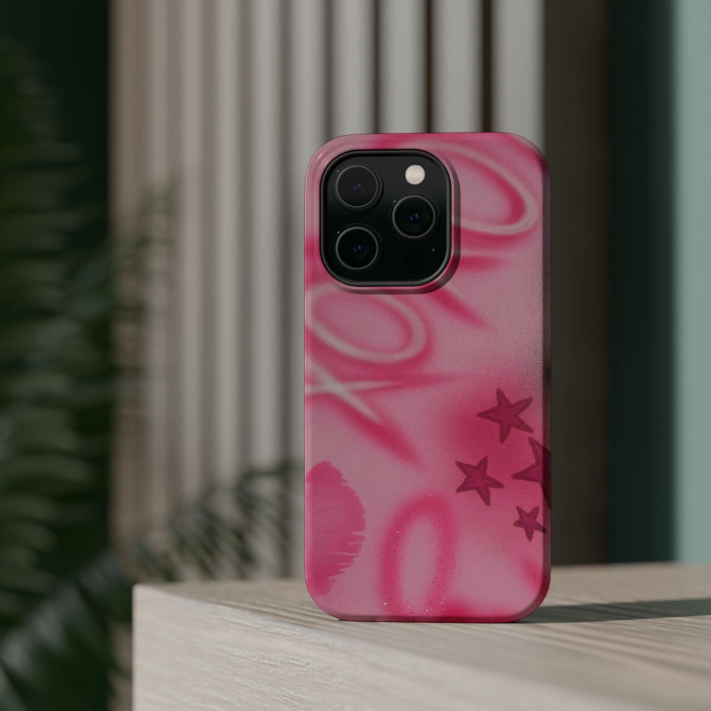 MagSafe "perfectly pink" airbrush iPhone case
