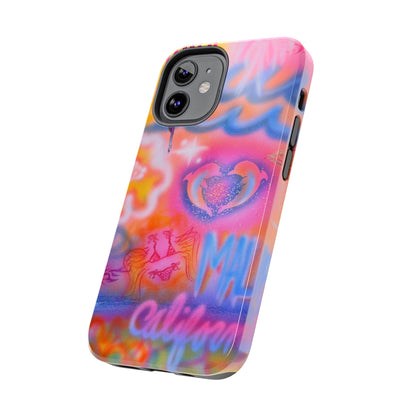"mornings in malibu" airbrush iPhone case