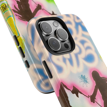 "winter escape" airbrush iPhone case